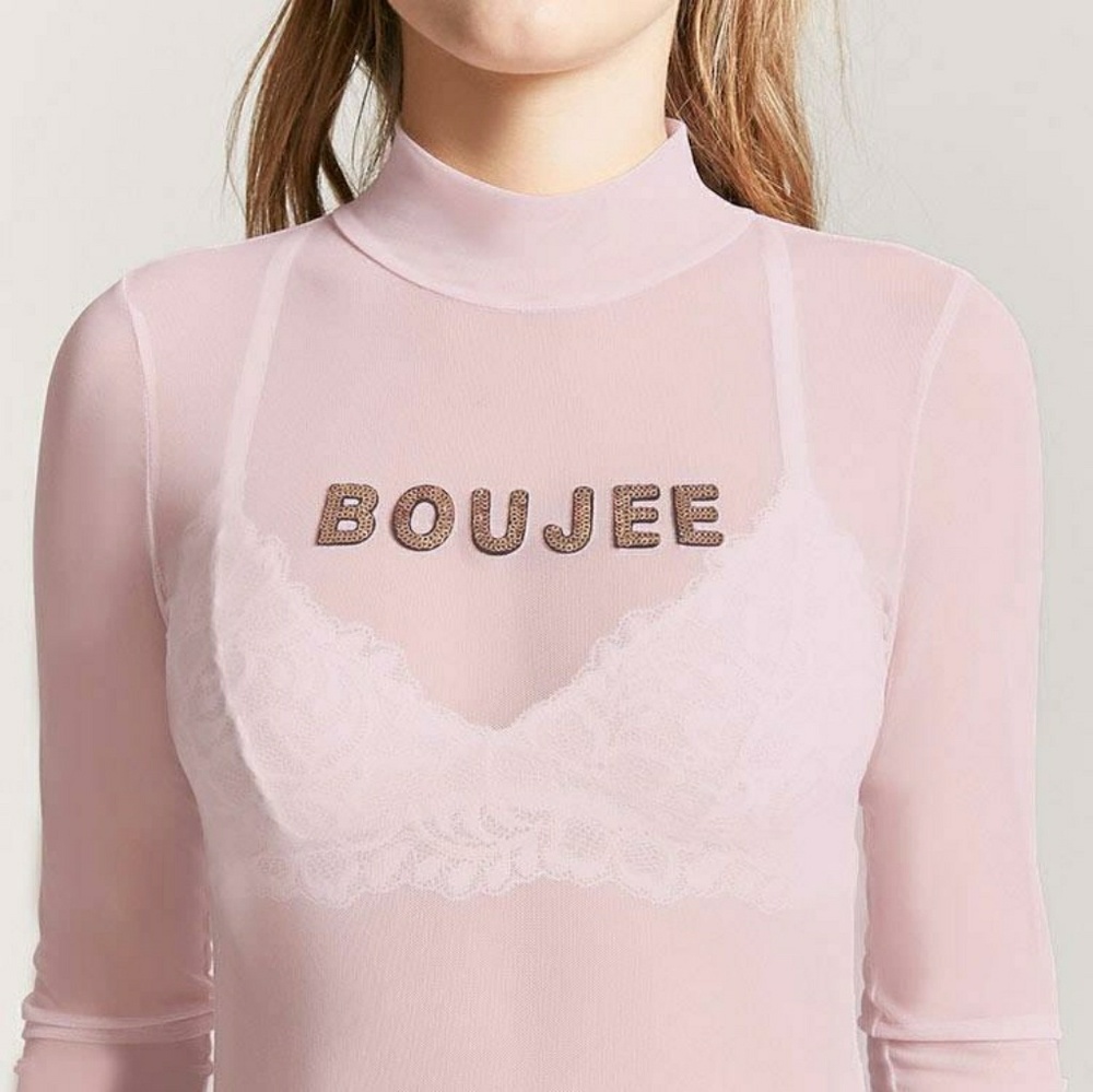 NWOT F21 Boujee bodysuit